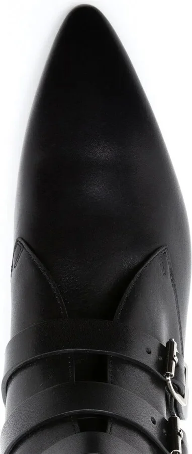 Goth leather buckle boots - Image 4
