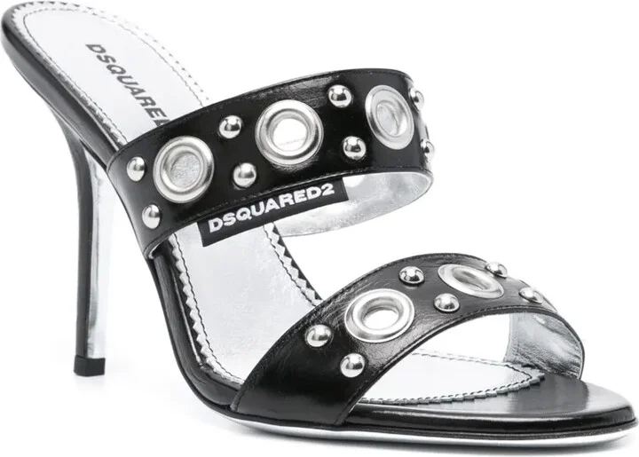Gothic 100mm leather sandals - Image 2