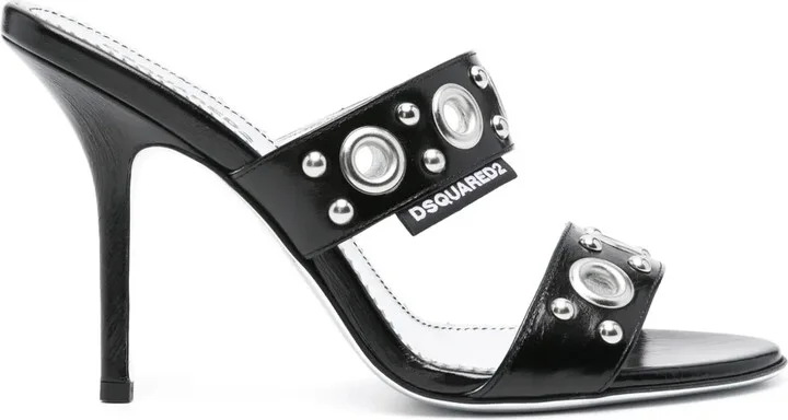 Gothic 100mm leather sandals