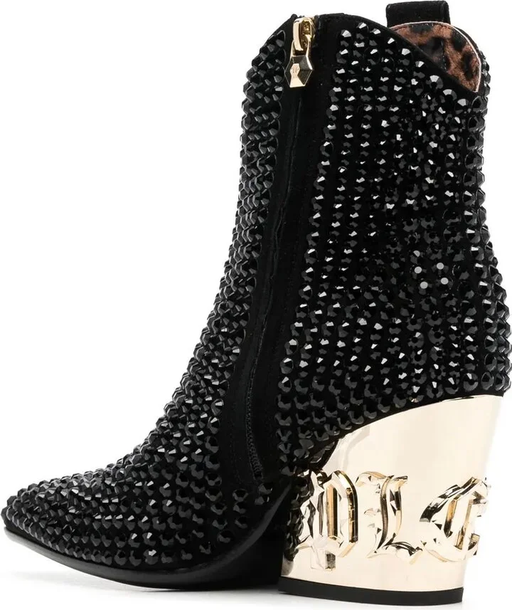 Gothic Plein 80mm leather boots - Image 3