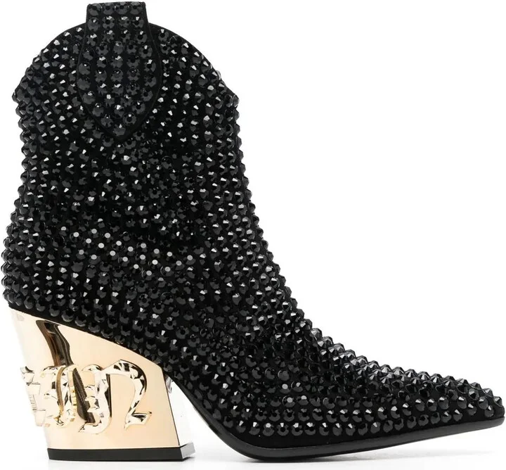 Gothic Plein 80mm leather boots