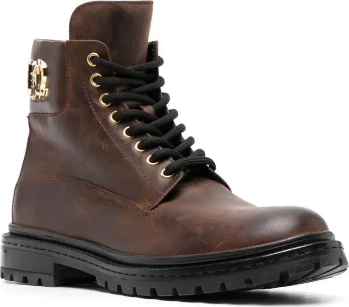 Gothic Plein lace-up leather boots - Image 2