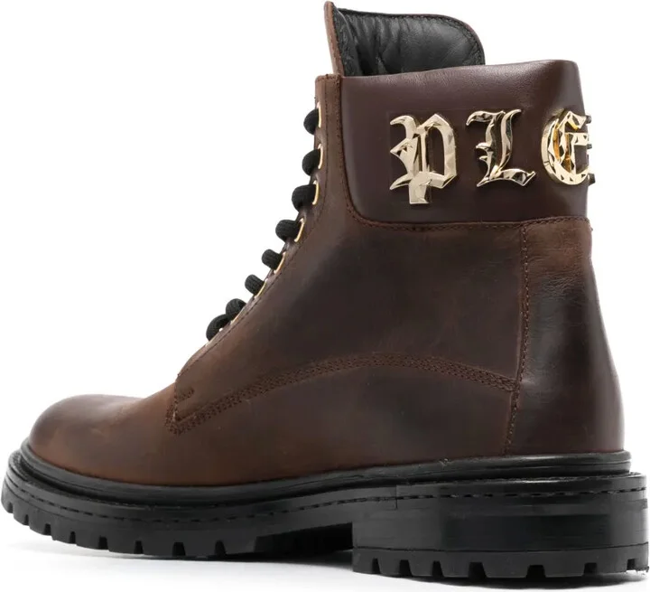 Gothic Plein lace-up leather boots - Image 3