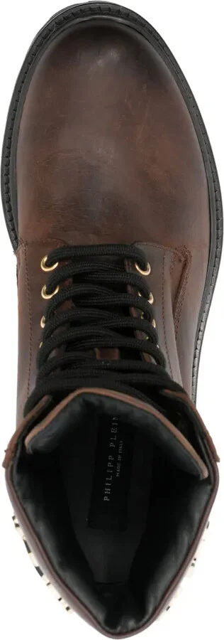 Gothic Plein lace-up leather boots - Image 4