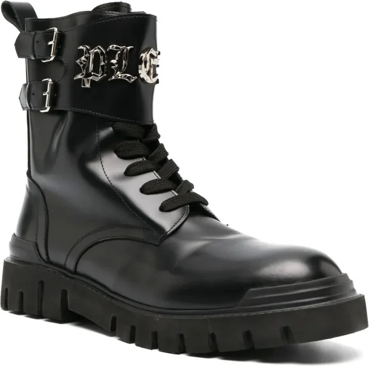 Gothic Plein leather ankle boots - Image 2