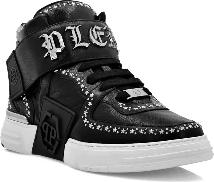 Gothic Plein mid-top sneakers - Image 2