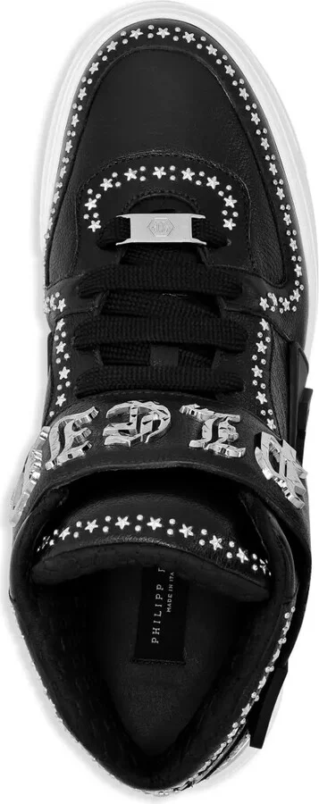 Gothic Plein mid-top sneakers - Image 3