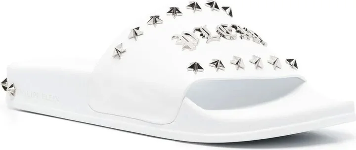 Gothic Plein stud-studded slides - Image 2