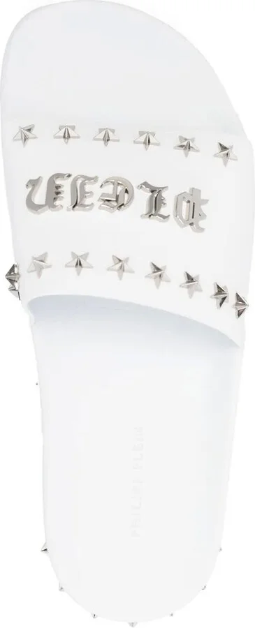 Gothic Plein stud-studded slides - Image 4
