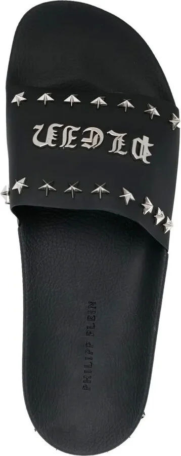 Gothic Plein studded slides - Image 4