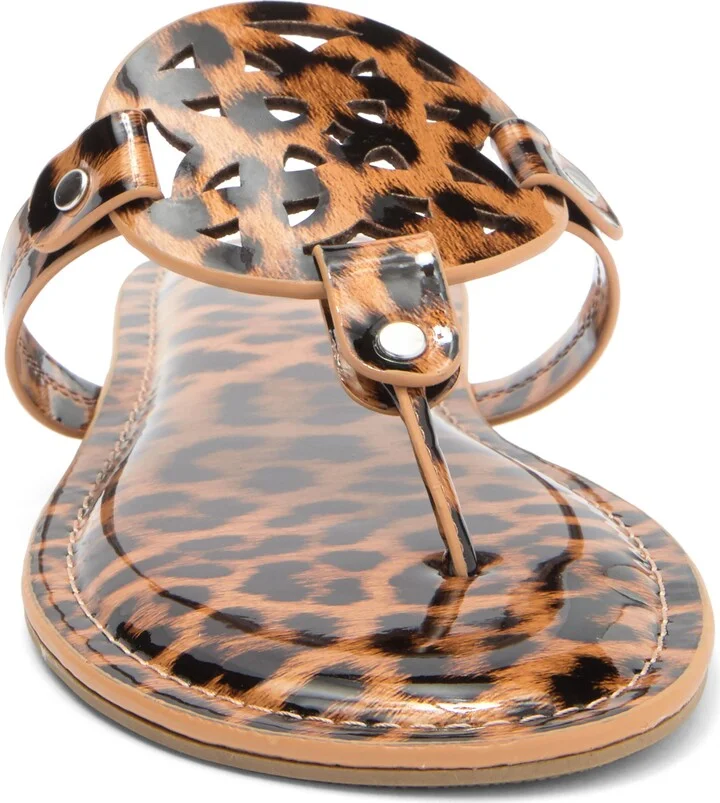 Gotie Laser Cut Studded Thong Sandal - Image 3