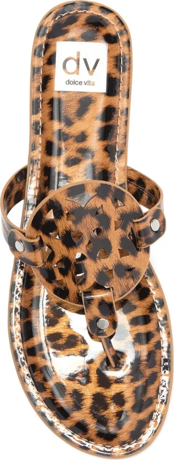 Gotie Laser Cut Studded Thong Sandal - Image 5