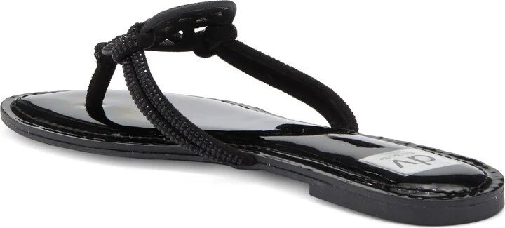 Gotie Rhinestone Strap Slide Sandal - Image 2