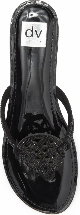 Gotie Rhinestone Strap Slide Sandal - Image 5