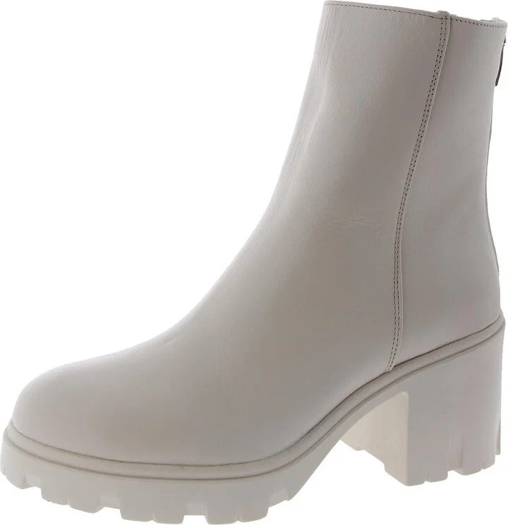 Goucho Womens Lug Sole Block Heel Chelsea Boots