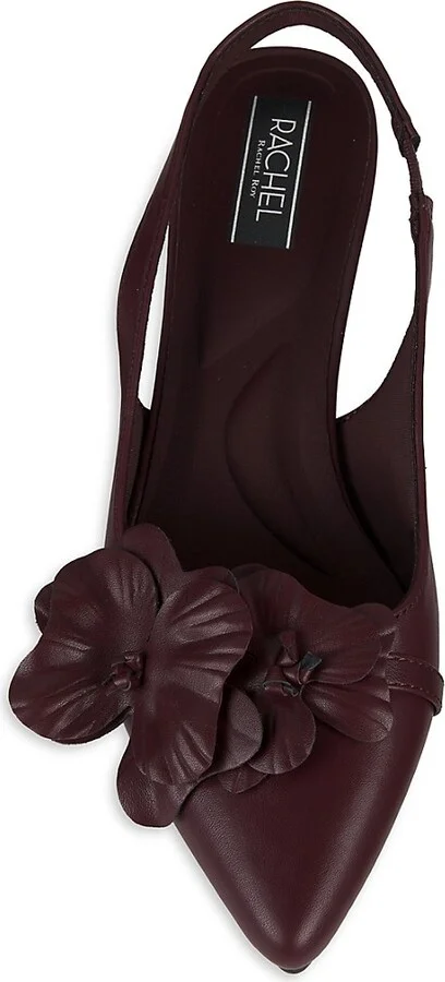 Grace Floral Kitten Pumps - Image 5