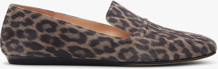 Grace Loafer - Leopard Suede - Taupe / Black - Image 2