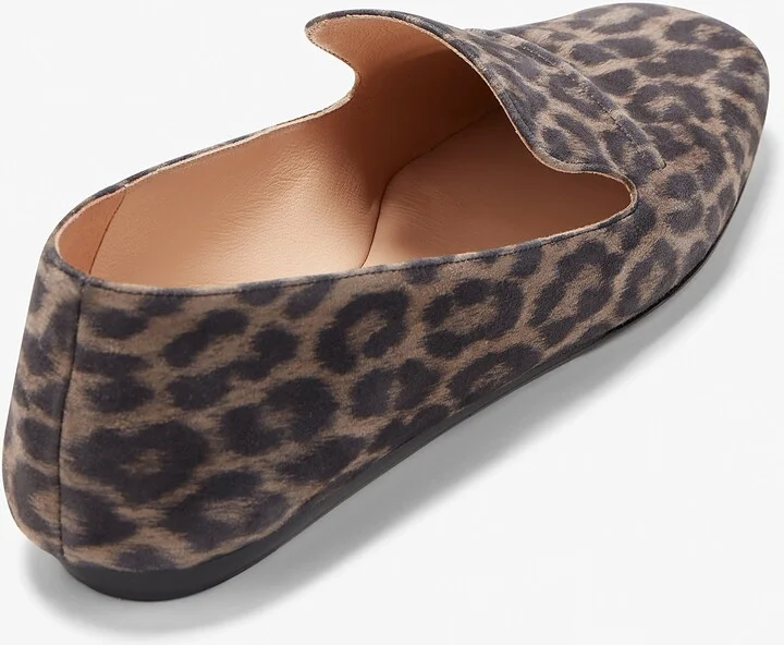 Grace Loafer - Leopard Suede - Taupe / Black - Image 3