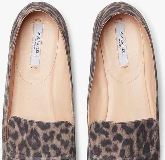 Grace Loafer - Leopard Suede - Taupe / Black - Image 10