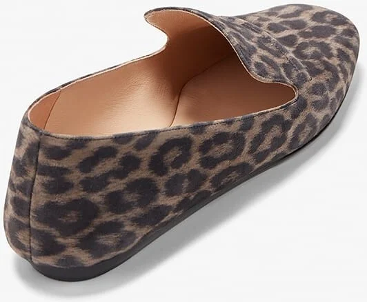 Grace Loafer - Leopard Suede - Taupe / Black - Image 11