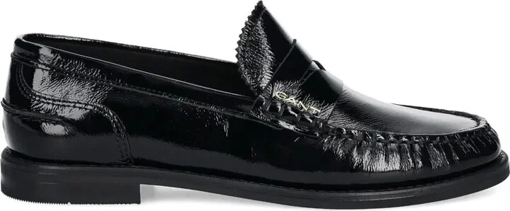 Gracelyn patent-leather loafers