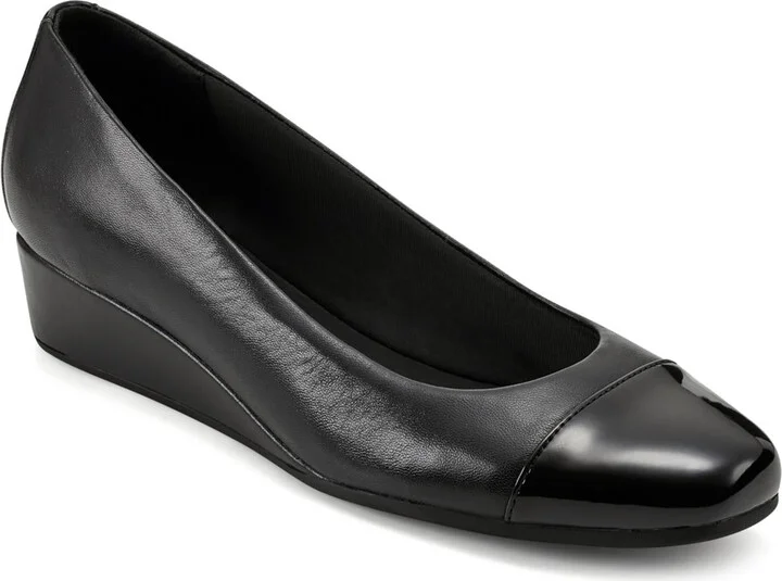 Gracey Womens Dressy Slip On Wedge Heels