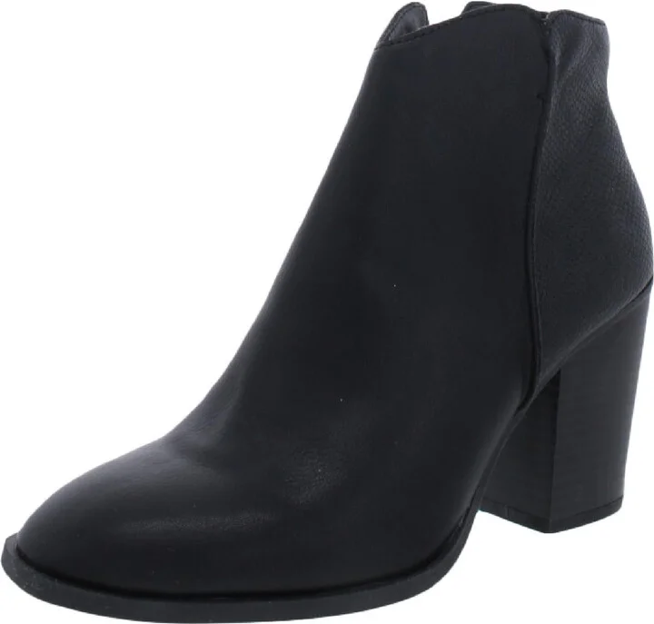 Graceyy Womens Faux Leather Ankle Ankle Boots