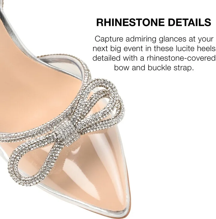 Gracia Crystal Bow Stiletto Pump - Image 7