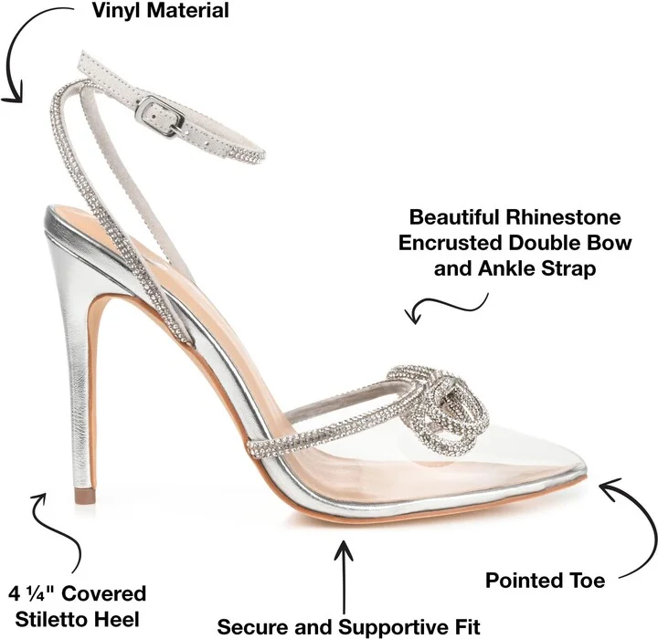 Gracia Crystal Bow Stiletto Pump - Image 8