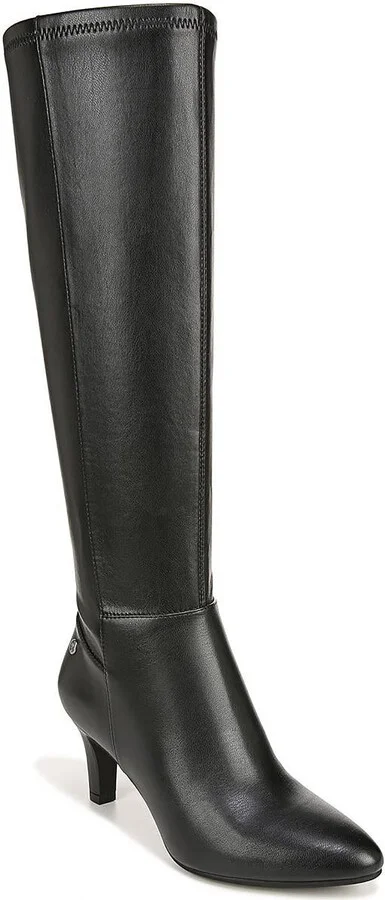 Gracie 2 Womens Faux Leather Zipper Knee-High Boots
