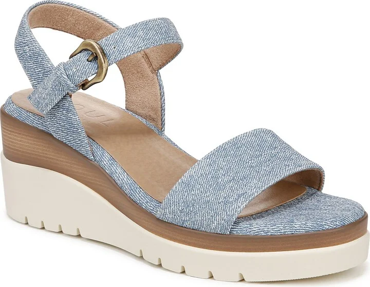 LIGHT DENIM BLUE FAUX LEATHER
