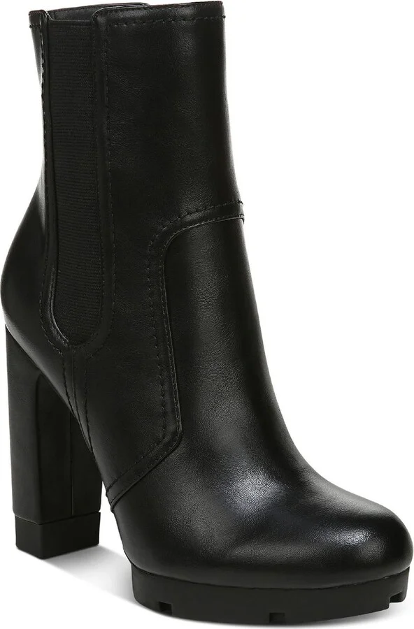 Graciie P Womens Faux Leather Ankle Ankle Boots