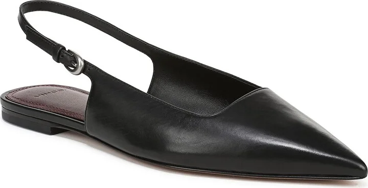 Gracy Pointed Toe Slingback Flat