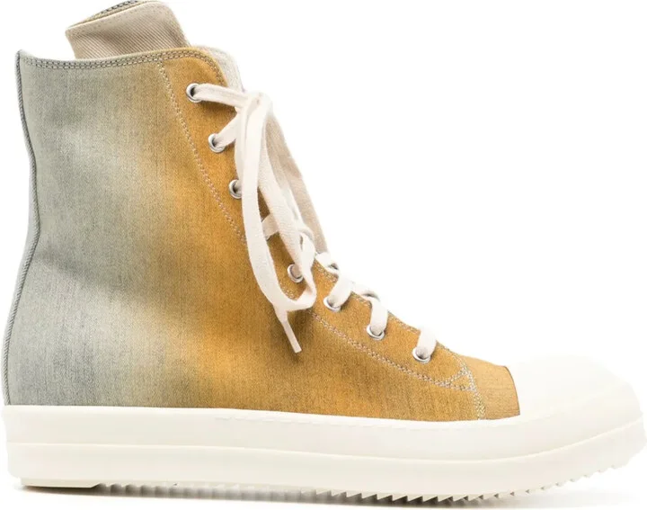 Gradient-Effect Denim Sneakers