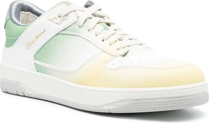 Gradient-Effect Lace-Up Sneakers - Image 2
