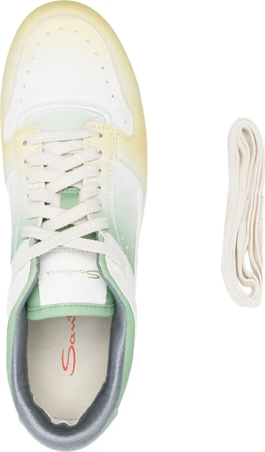 Gradient-Effect Lace-Up Sneakers - Image 4