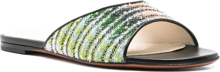 Gradient Flat Sandals - Image 2