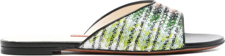 Gradient Flat Sandals