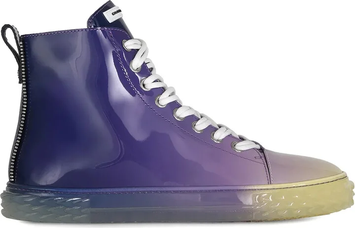 Gradient High-Shine Sneakers