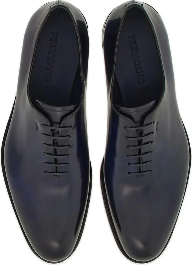 gradient leather Oxford shoes - Image 4