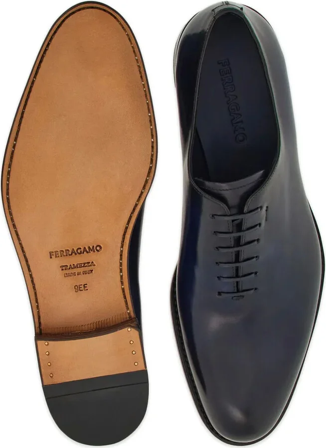 gradient leather Oxford shoes - Image 5