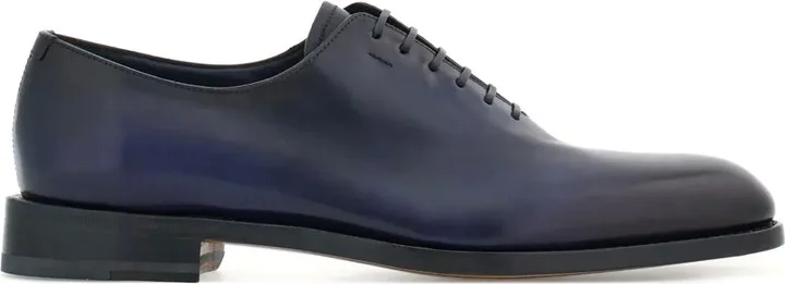 gradient leather Oxford shoes