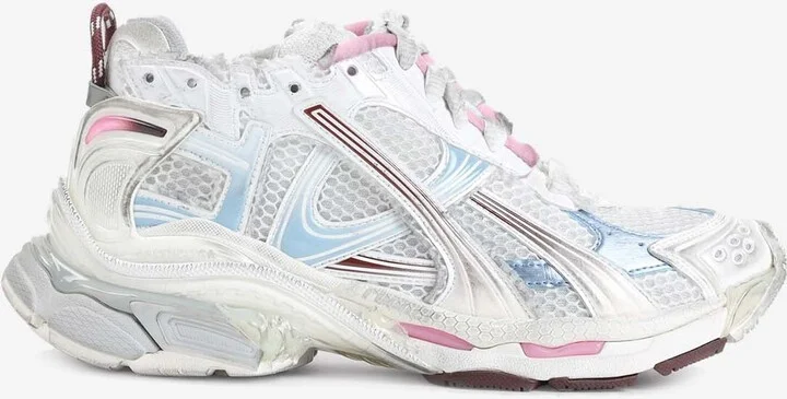 Gradient Runner Nylon and Mesh Sneakers