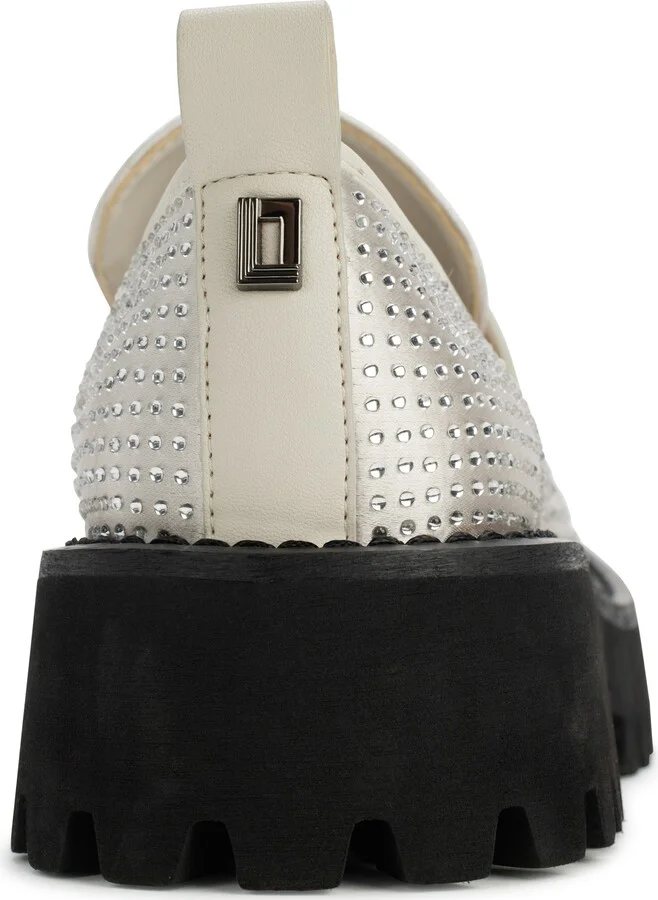 Grady Crystal Lug Sole Loafer - Image 2