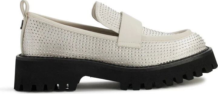 Grady Crystal Lug Sole Loafer - Image 3