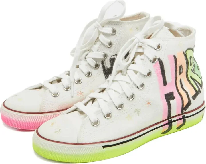 Graffiti High-Top Sneakers - Image 2