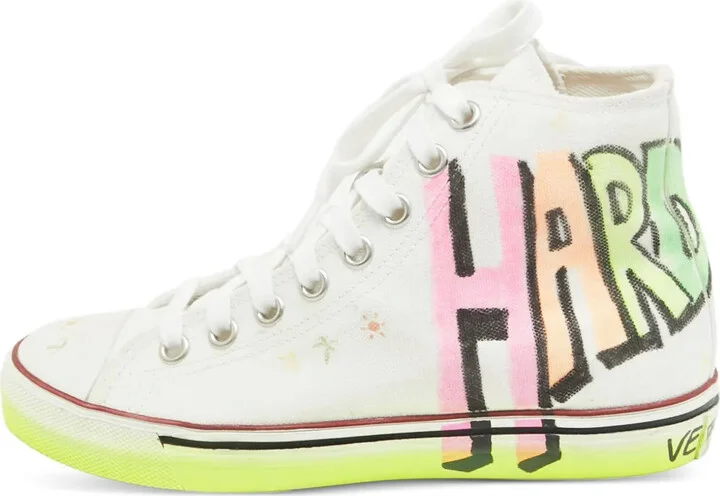 Graffiti High-Top Sneakers