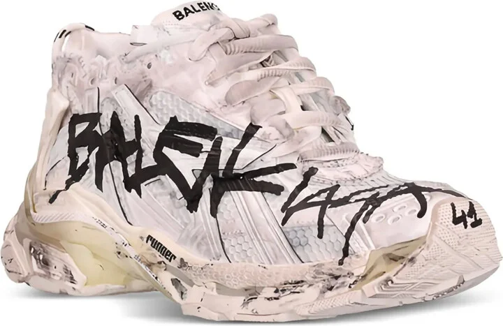 Graffiti-Print Sneakers