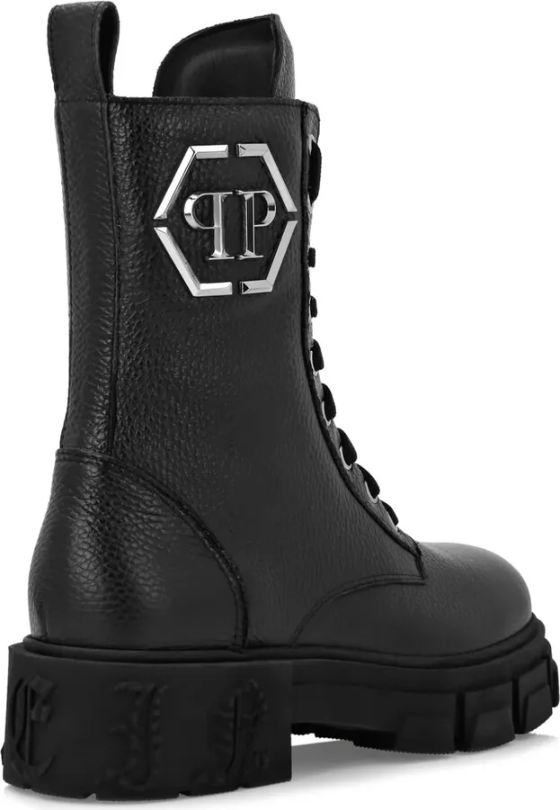 Grained Leather Boots - Image 3
