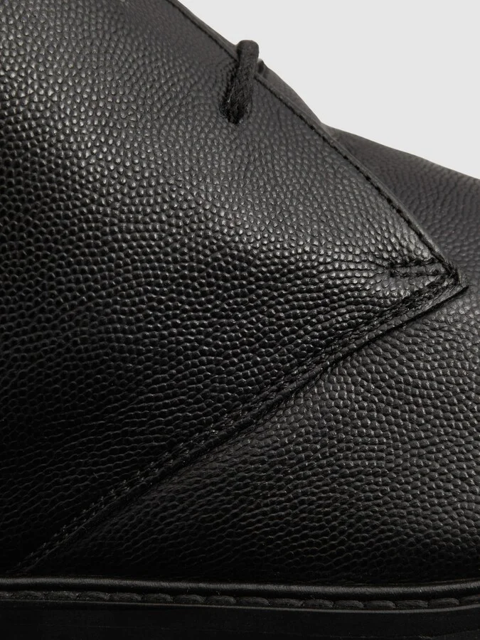 Grained Leather Chukka Boots - Image 5